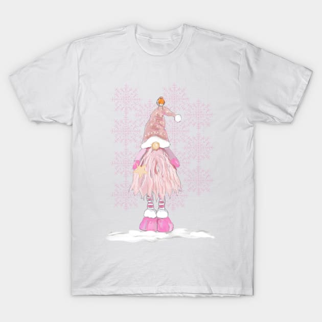 Snowflake Gnome T-Shirt by Leamini20